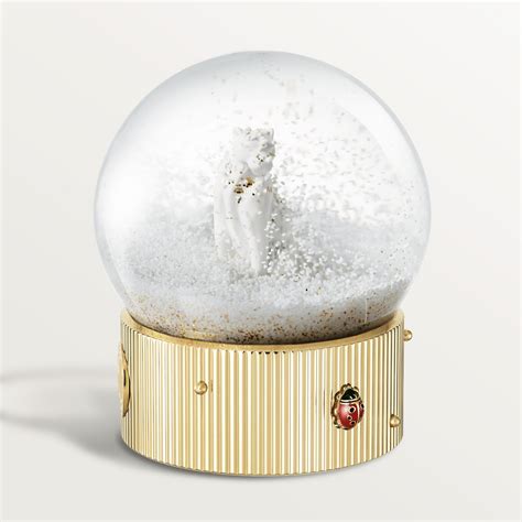 Diabolo de Cartier snow globe: Diabolo de Cartier glass snow 